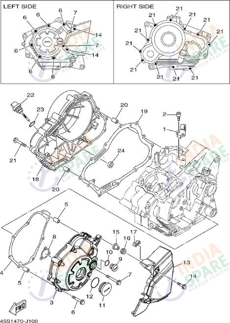 CRANKCASE COVER 1